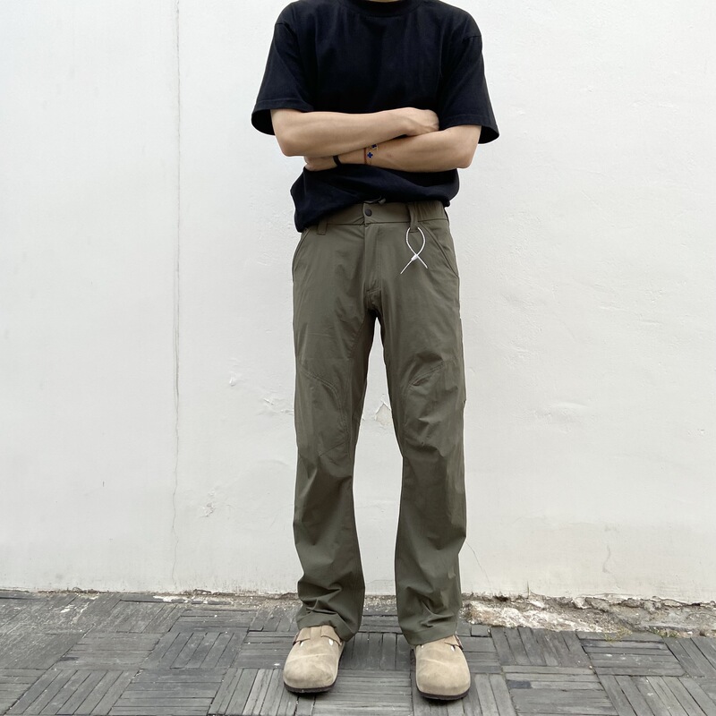 Military-Style Corninpants 3D Tailored Zipper Pants Deconstructed Slimming Casual Pants Softshell Tactical Pants