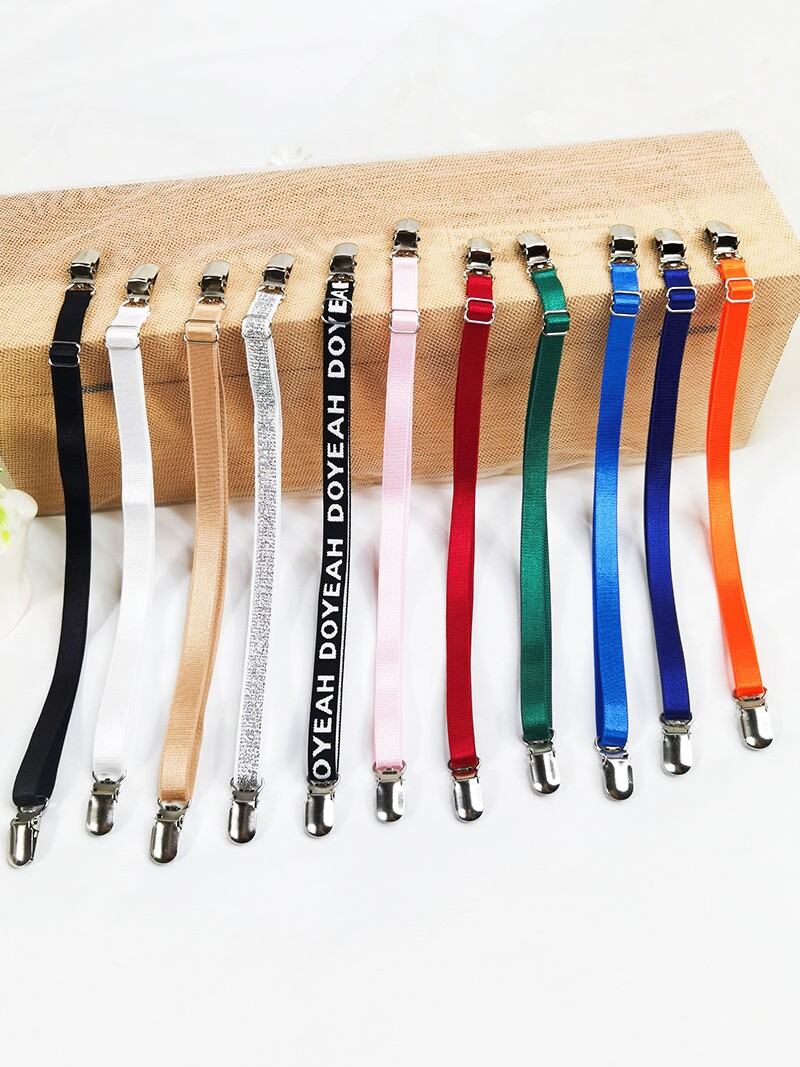 Removable 100 lap sexy bra obliterates anti-fall adjustable shoulder strap black and white color lingerie accessories decoration-Taobao