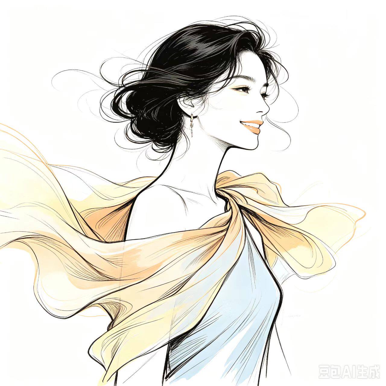 内蒙古华彩 羊毛羊绒围巾披肩制品 可批发的LOGO