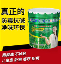 Conga bamboo charcoal fresh breath wall painted high anti-stain and anti-mildew function cover power strong color bright and bright cream glue paint