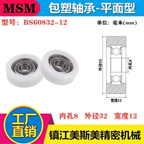 High quality high wear resistant packaging bearing BMW conveying special polymaldehyde POM pulley BS60832-12