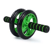 Factory direct sales double-wheeled abdominal wheel abdominal muscle wheel vest plastic waist beautiful waist non-slip send kneeling pad core to reduce beer belly