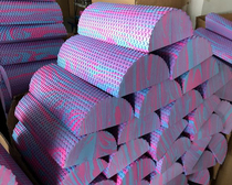 Environmentally friendly EVA camouflage shaft semi-circular yoga column Pilates massage balance bar solid foam shaft half shaft portable