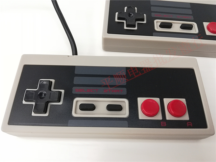 Máy tính xách tay PC màu đỏ và trắng cổ điển Máy chơi trò chơi điện tử Nintendo Nintendo hoài cổ chiến đấu với bộ điều khiển máy tính USB - Người điều khiển trò chơi tay cầm pxn 9613