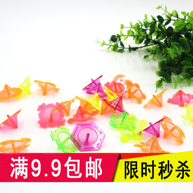 Traditional 80 back nostalgic children Toys plastic small tops to screw tops Promotions Gift Little Tops