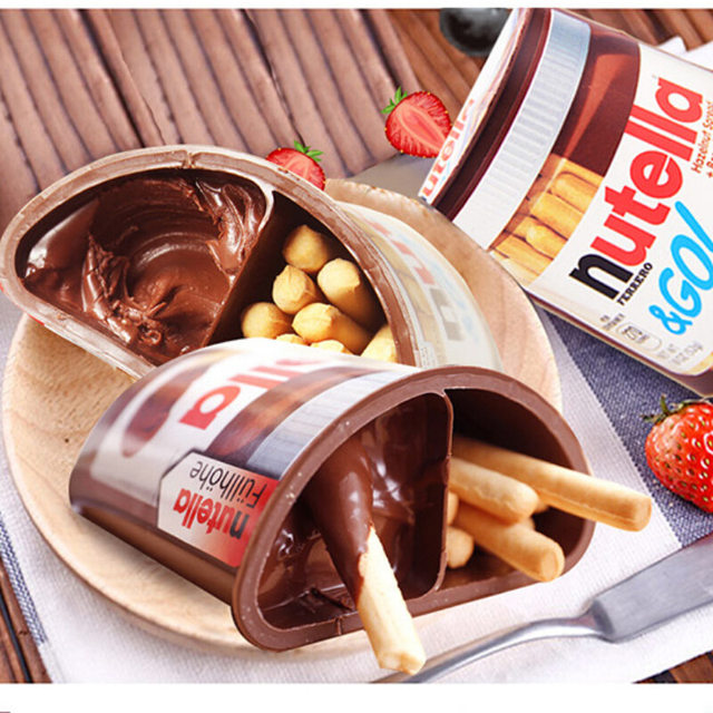 Ferrero nutella Italian snack Nutella hazelnut chocolate spread finger biscuits 52g imported casual
