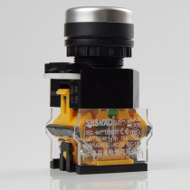 Shanghai Senao jog button switch self-reset SAY7-B LA38-11 Silver point 1 open 1 close φ22