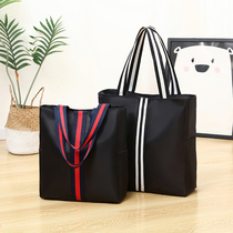 Travel bag large capacity men's and women's travel bag student bag single shoulder waterproof net red portable shopping travel bag