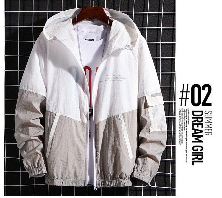Skin Jacket Men 2021 New Summer Korean-style casual wear jacket Spring and Summer thin jacket breathable skin clothing pic 6