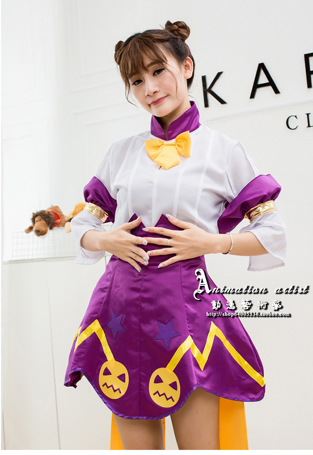 Vua vinh quang Xiao Qiao Wansheng eve COS quần áo cosplay bí ngô trang phục trò chơi hoạt hình đầy đủ bộ nữ mới - Cosplay cosplay hinata