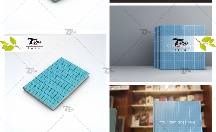 2019书籍杂志书本封面vi设计展示贴图样机PSD模板平面设计ps素材 第257张