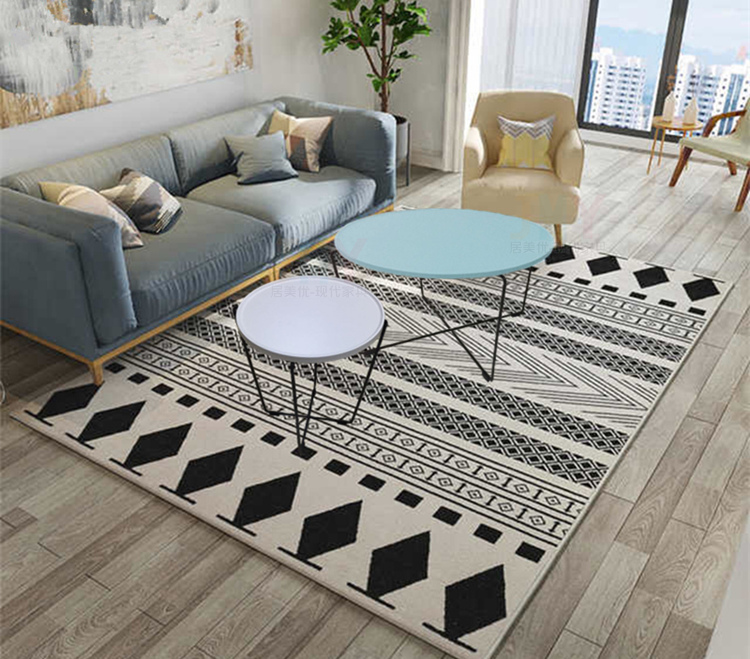 Bàn cà phê hiện đại đơn giản kết hợp bàn tròn căn hộ nhỏ phòng khách phong cách Bắc Âu lưu trữ đồ nội thất bằng sắt rèn tròn sofa bên - Bàn trà bàn trà gỗ