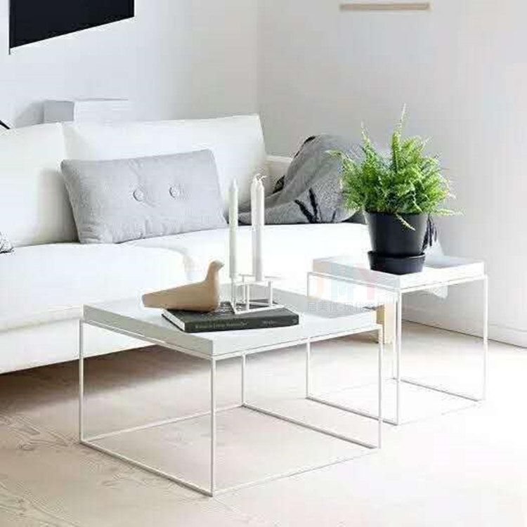 Ins net red designer creative personality mini coffee table simple modern Nordic iron art edge a few corners a few combination table