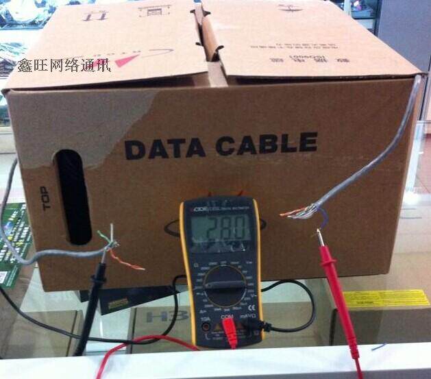 Oxygen - free copper - Futoxin Caixin Yongding 5 Class 5E indoor wire 8 core 0 5 oxygen - free copper - mesh mesh standard