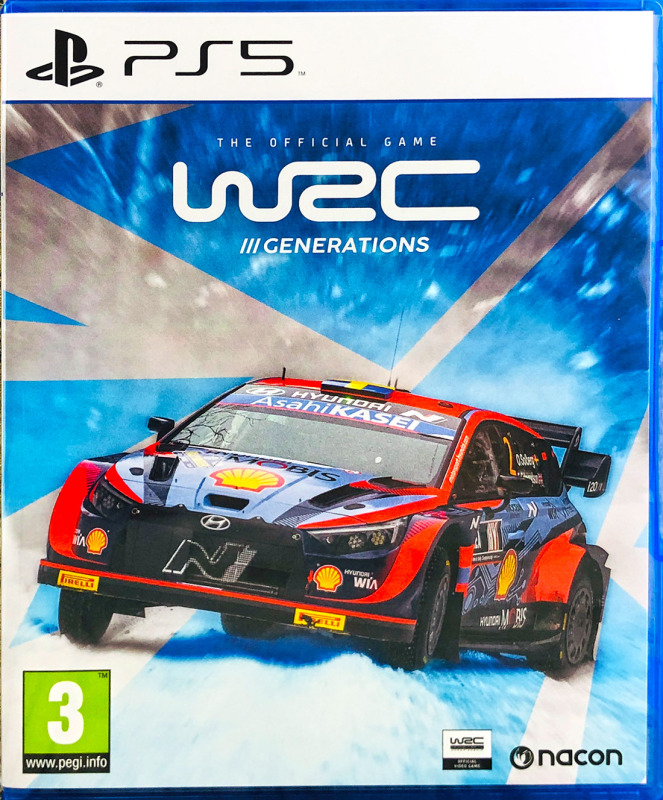 Ps5 Game Disc Wrc Rally Racing Generations 11 Generations Chinese Version Disc, Can Be Played by Two Players