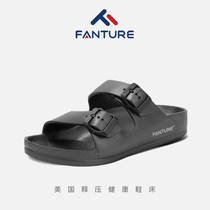 FANTURE trend fashion couple sandals men and women sports outdoor beach shoes casual sandals soft bottom slippers