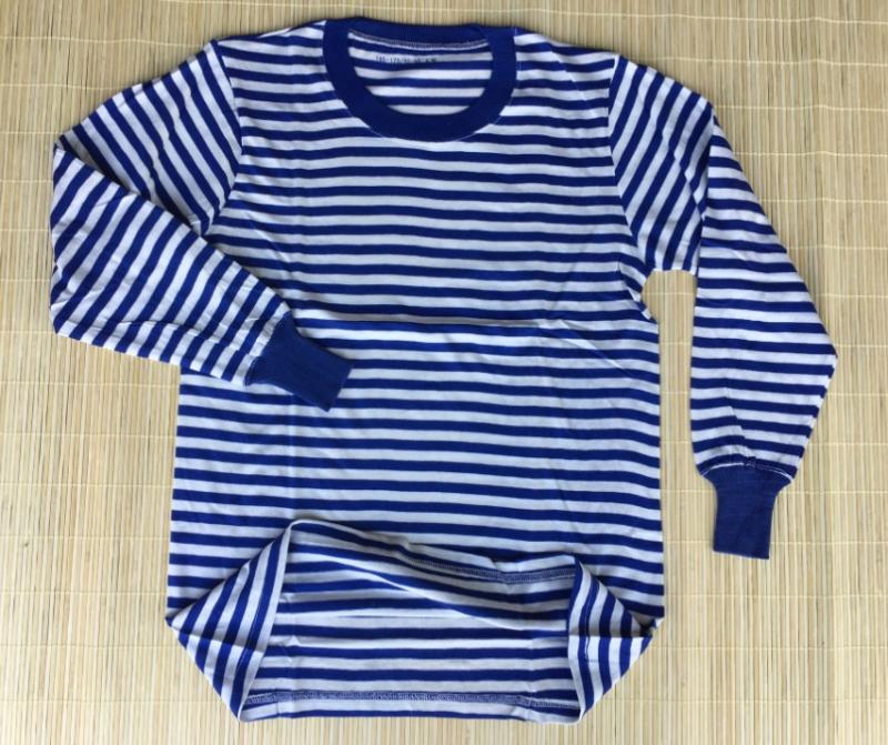 Sea Soul Shirt Long Sleeve Knitted Sea Soul Shirt Full Cotton Striped T-Shirt Retro Style