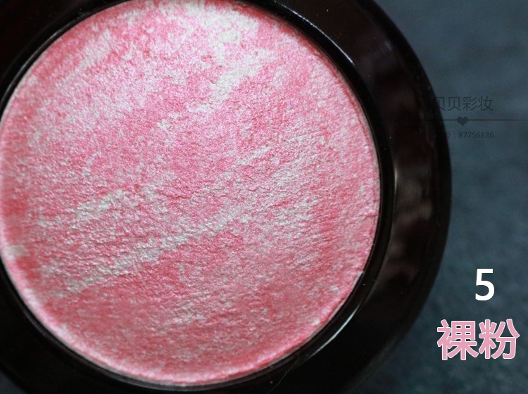 Bộ đếm chính hãng Sha Ni Shi má hồng phấn rouge bột nở tinh tế phấn má hồng với cọ trang điểm beibei - Blush / Cochineal má hồng kem inglot