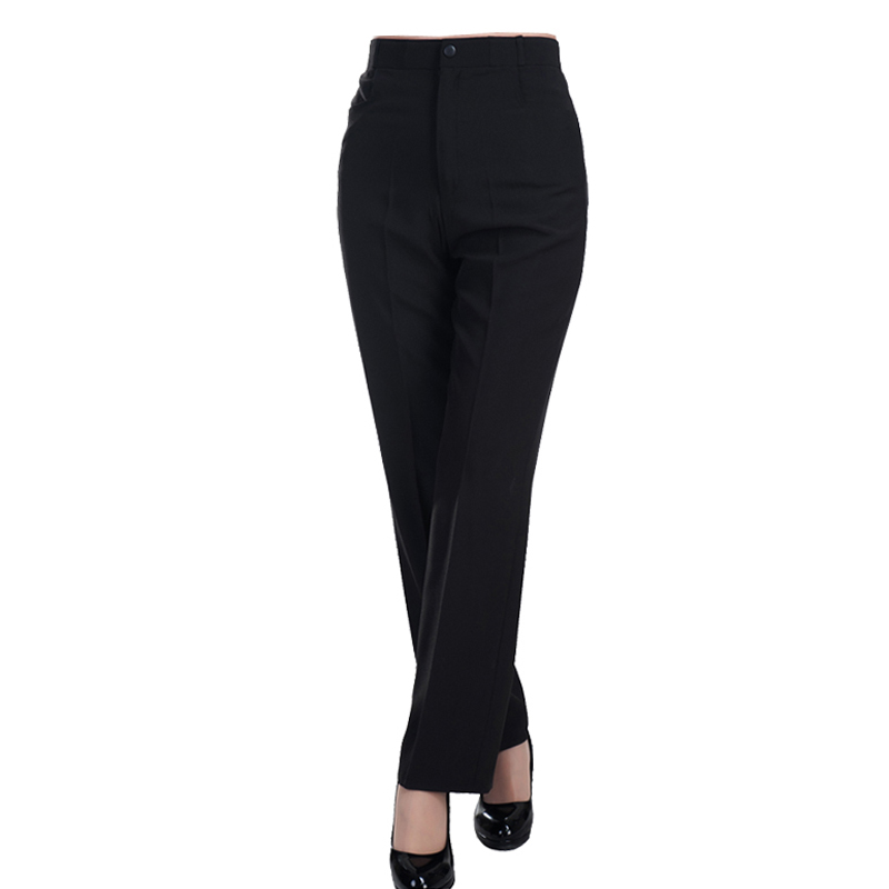 Ladies waiter overalls pants black pants straight pants work clothes women's pants hotel catering waiter trousers