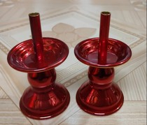 Chaoshan branches-Wax Shaped Candleholder Temple Fournitures Home Candleholder Alloy Candle Titulaires