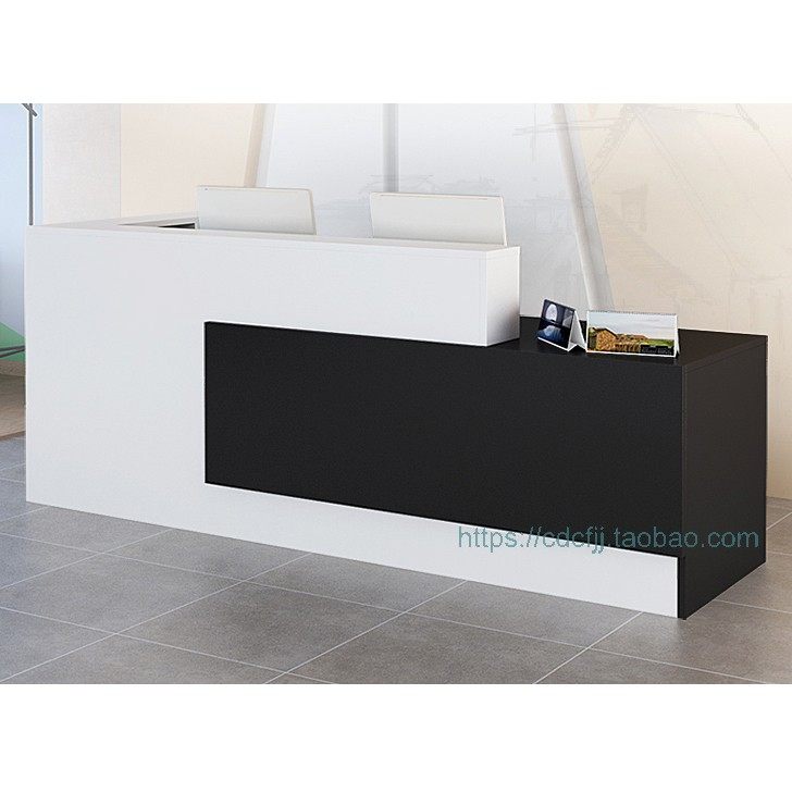 Chengdu panel office furniture modern cashier front desk guide reception bar service consultation counter factory customization