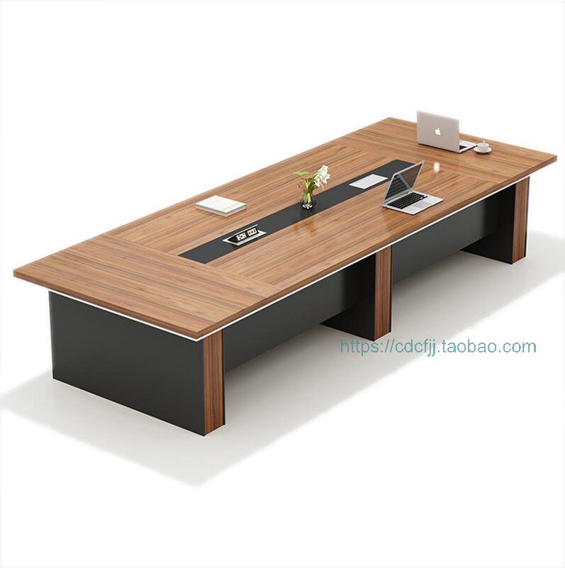 Sichuan Chengdu Panel Office Furniture Modern Conference Table Training Discussion Salon Conference Table Factory Customization