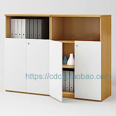 Sichuan Chengdu panel office furniture filing cabinet bookcase storage cabinet modern wooden low cabinet manufacturers custom