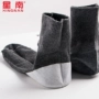 Vớ nam ống lỏng chống vớ vớ chống nứt nam cotton vớ mùa thu và mùa đông ấm chân nứt chân ông già tháng bít tất