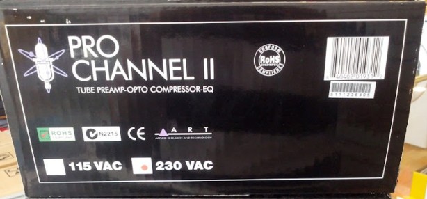 American ART PRO CHANNEL II single - way vacuum tube placed