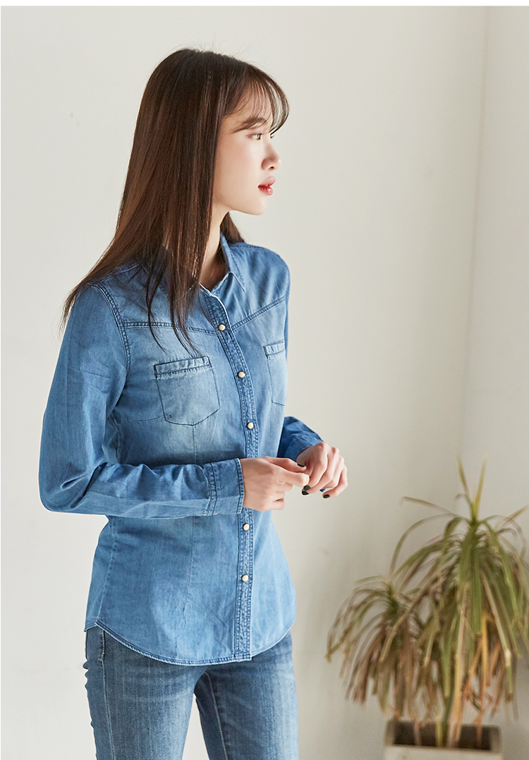 Áo sơ mi cotton cotton nữ 2018 mới xuân hè Hàn Quốc tự may dài tay rộng tay áo rộng size đáy áo sơ mi voan