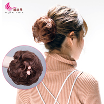 True hair ball head artifact fluffy fake Hairband female plate hair curl Hairband wig lazy mini ball head flower bract head