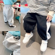Self-retention ~ comfortable and versatile 2021 autumn boys loose sports pants children casual foot pants tide