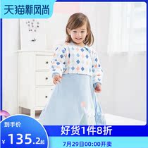 Mercury baby constant temperature sleeping bag Baby spring and autumn and winter thin thickened newborn children anti-kick quilt four seasons universal