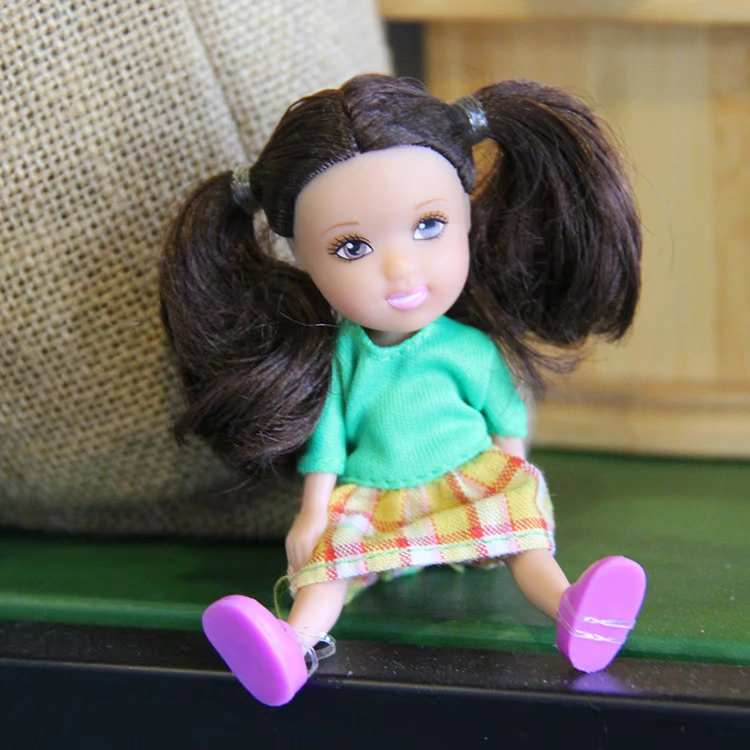 Cô gái chơi nhà đồ chơi Mini búp bê Thay đổi quần áo chơi nhà búp bê quà tặng mẫu giáo