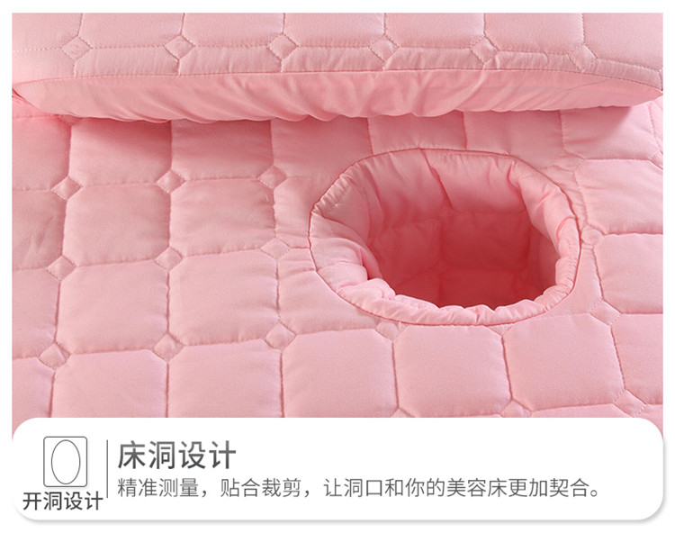 Bánh mì lưới thẩm mỹ viện bông dày đơn giản bộ màu bông rắn giường váy Body massage phân set-mảnh gối - Trang bị tấm mẫu ga trải giường spa