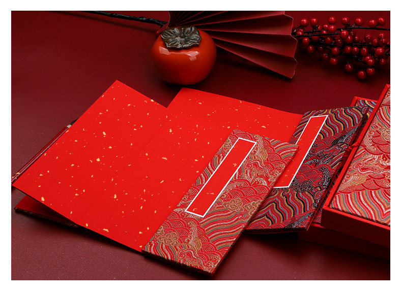 Leere Xuan Papier Broschüren profession elle Hochzeits buch Ehe Einladung chinesischen Stil Kalligraphie Broschüre Boxed Geschenke Kunst versorgung – Detail 10
