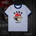 TASK Trung Quốc Gió Einstein bông ngắn tay áo thun nam và nữ nổi tiếng T-Shirt Swees Summer Half-Sleeve 0002 