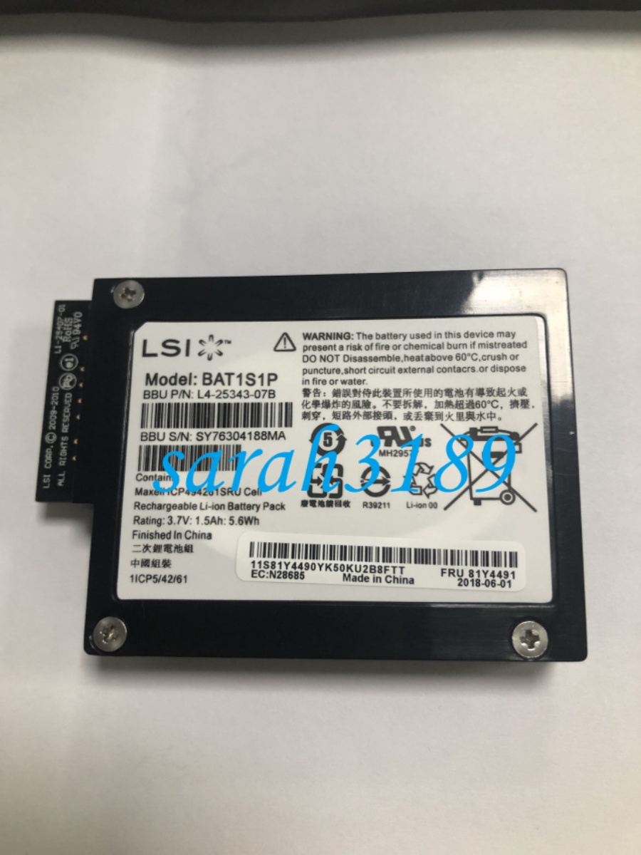 挖到宝了。IBM阵列卡电池BBU08还能够此么玩。九五新M5015/M5014实测分享