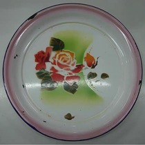 32cm flower enamel plate 8 pieces
