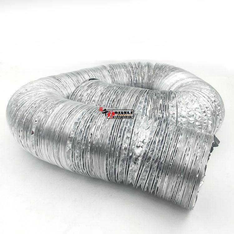 Thick Korean barbecue upper and lower exhaust pipe with tin foil hose Retractable exhaust connection pipe Tin foil duct