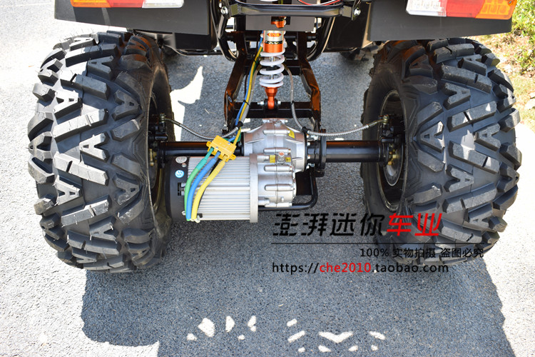 Electric big bull big hummer ATV bốn bánh off-road xe máy sửa đổi trục điện khác biệt xe moto mini chạy xăng