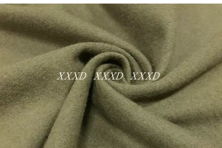 Mới nhập khẩu cao cấp worsted đan quân đội cashmere vải len màu xanh vải thời trang quần áo thủ công vải tự làm