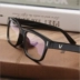 Thời trang kính phẳng tráng gương gọng kính nam và nữ hipster mắt đen gọng kính không độ với ống kính kính lão Kính