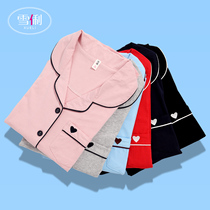 Xueli pajamas cotton mens womens short-sleeved shorts spring and summer large size loose thin couples home clothes set