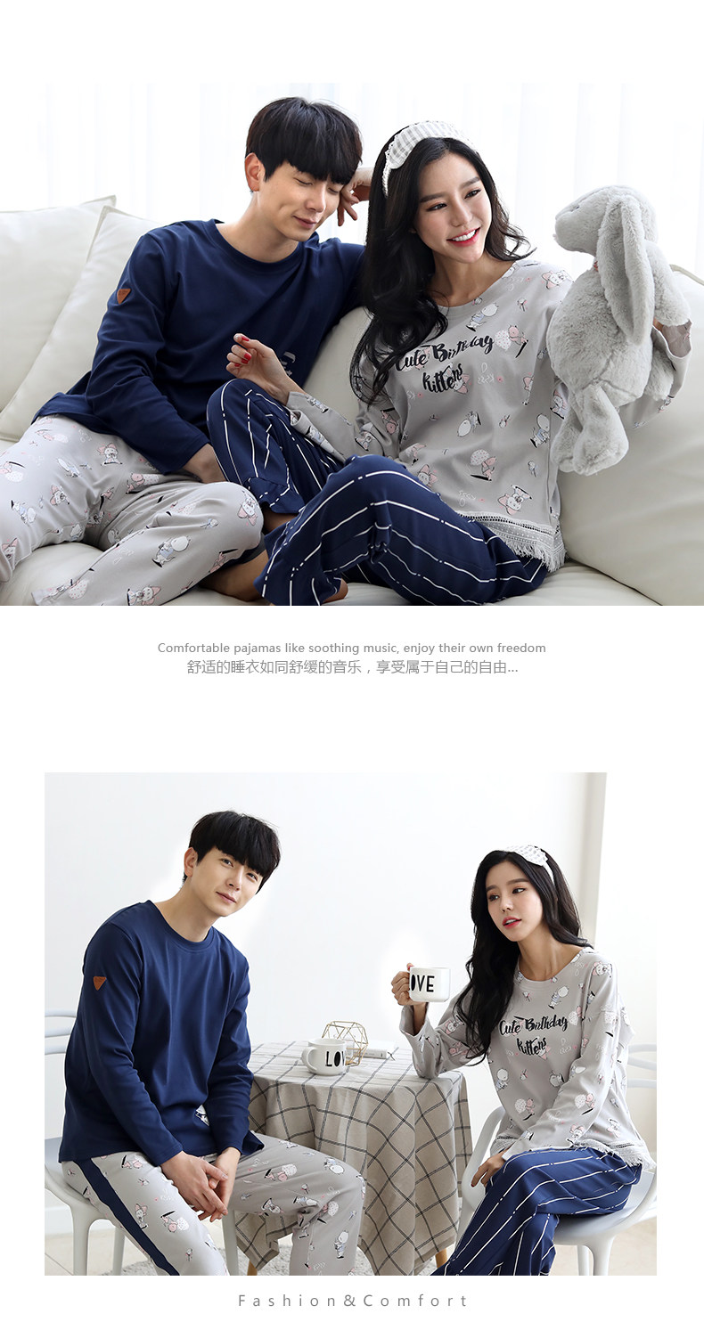 Pyjama mixte en Coton à manches longues - Ref 3004564 Image 12