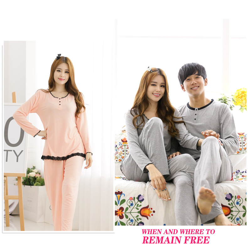 Pyjama mixte en Viscose à manches longues - Ref 3004607 Image 17