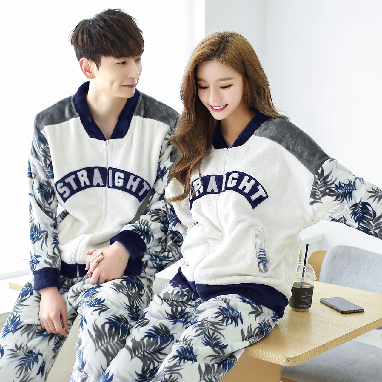 Pyjama mixte en Polyester Polyester  à manches longues - Ref 3004594 Image 4