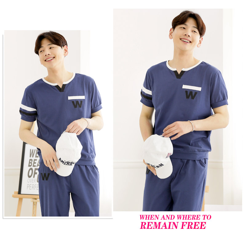 Pyjama mixte en Coton à manche courte - Ref 3004664 Image 26