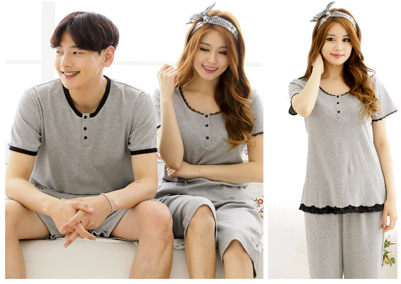 Pyjama mixte en Viscose à manche courte - Ref 3004629 Image 23