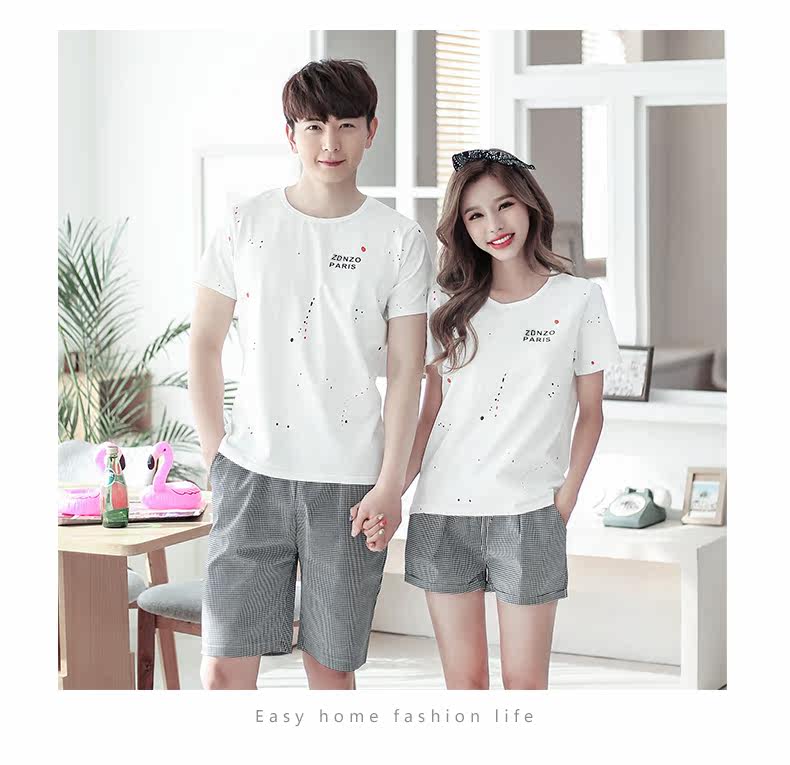 Pyjama mixte en Coton à manche courte - Ref 3004635 Image 12